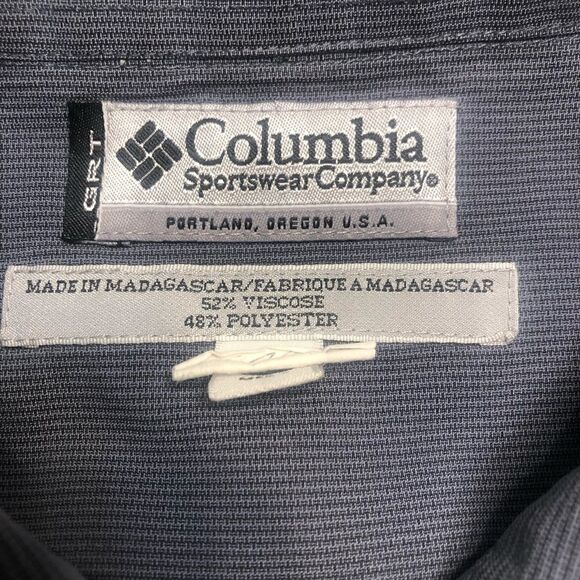COLUMBIA GRT SHORT SLEEVE BUTTON DOWN SHIRT L - Picture 5 of 11